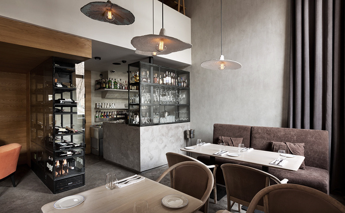 Ibsen Fish Restaurant copper gold architect interior architecture minimal modern best beauty beautiful mindsparklemag mag 01