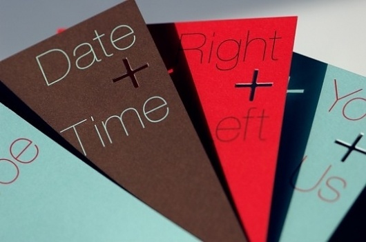 Anh & Joe Wedding | Lovely Stationery #invitation #type #helvetica #wedding #typography