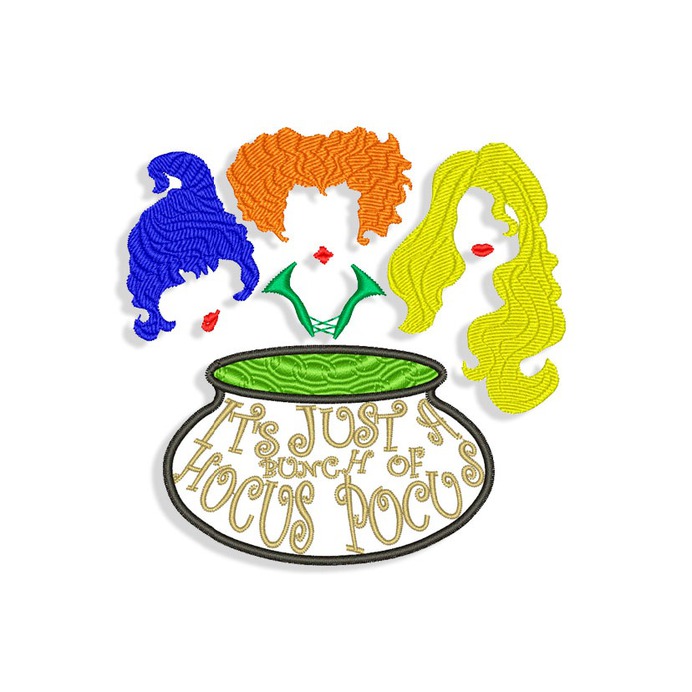 Hocus Pocus Embroidery design