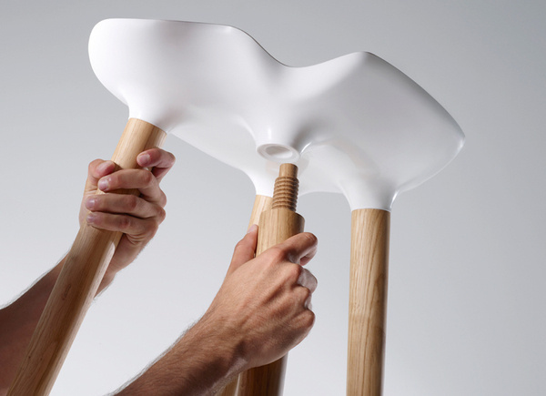 rampelotto + pernkopf: pilot stool for quinze #chair