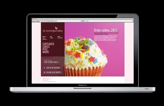 The Hummingbird Bakery – website & eCommerce design on Web Design Served #website #bakery