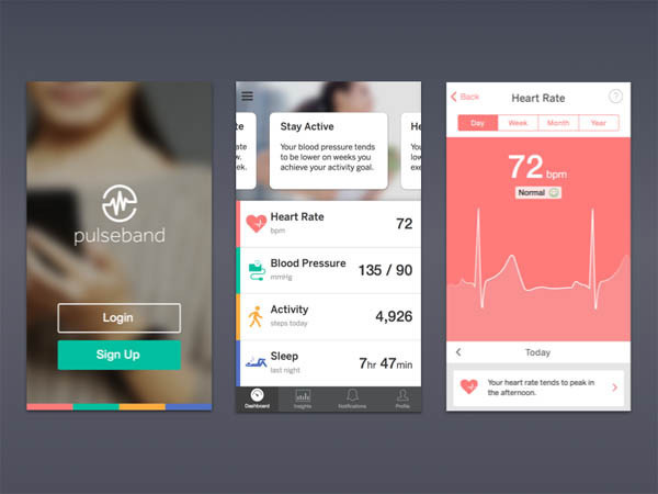 Fitness Mobile App UI