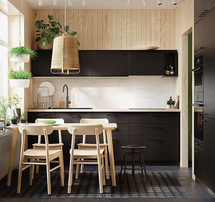 80 Black Kitchen Creative Designs - #design #kitchen #black #furniture #decor #interior #home