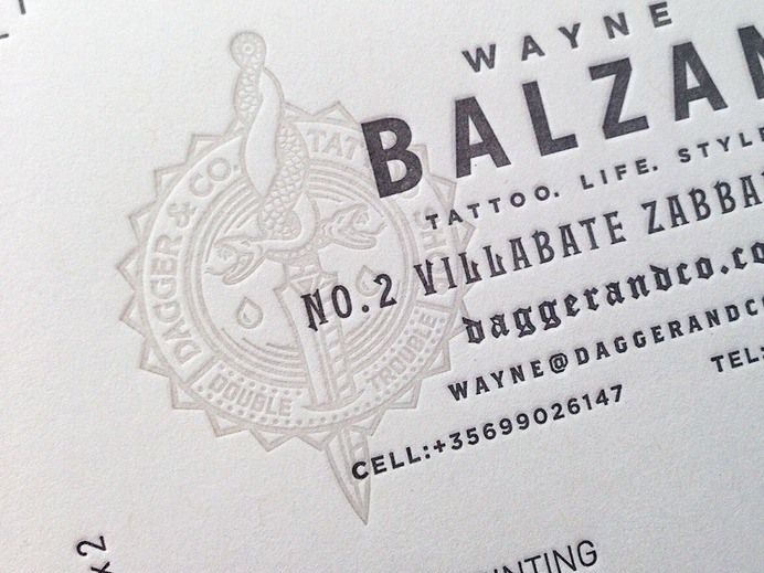 Tattoo Shop Branding: Dagger & Co. by Chad Michael #brand #logo #tattoo #identity