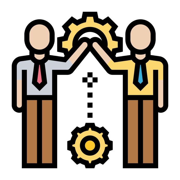 See more icon inspiration related to work, teamwork, team, corporation, gears, employee, network, working, group, networking, person and people on Flaticon.
