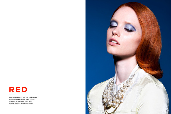 Red, A Fashion Editorial by Jayesh Pankhania #fashion #photography #redhead