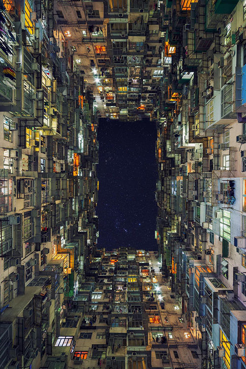 Sleepless Dreams | c1tylight5: The Trench Run | peter stewart #residential #aerial #sky #perspective #city #night #photography #architecture #stars #buildings