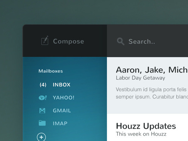 Alto Mail #flat #ui