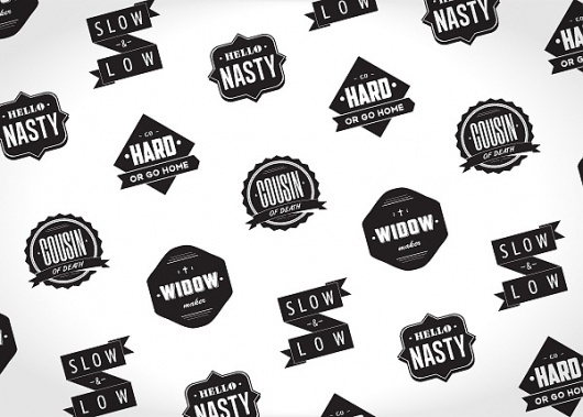 RAP LOGOS on the Behance Network #signature #labels #vintage