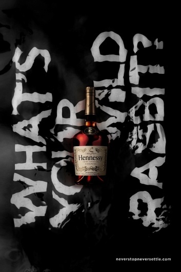 Hennessy: What's Your Wild Rabbit? on the Behance Network #type #advertising