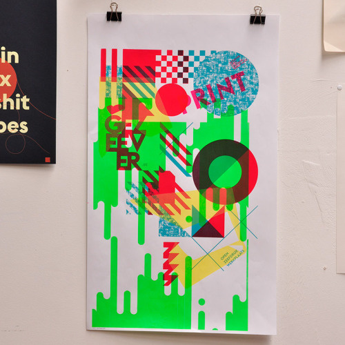 #screenprint #gezeever #poster #zeefdruk #printjam #antwerp