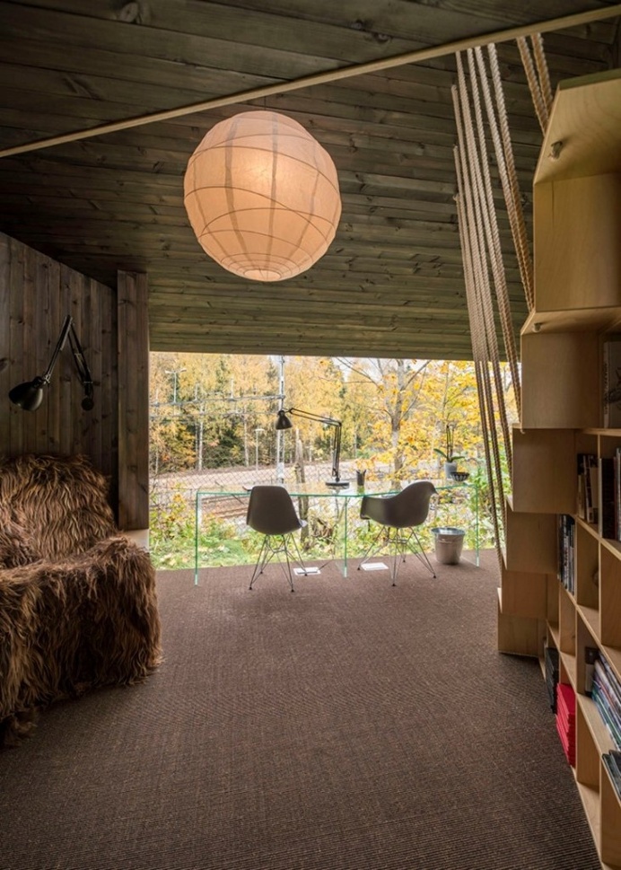 Writer's Cottage in suburban residential area of the Oslo city