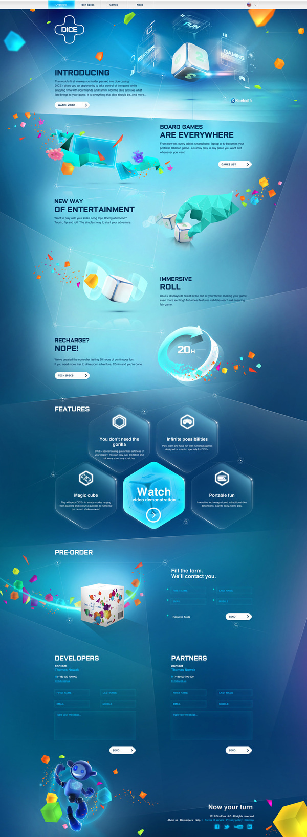 DICE+ website
