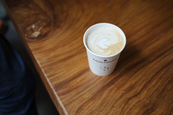 Koultoura Coffee #branding #brand #coffee #logo #cup #typography