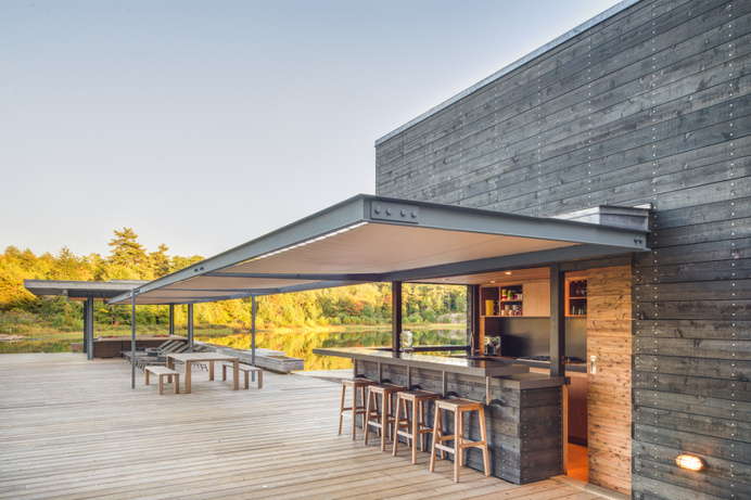 14_026_WEISSAU-BOATHOUSE-6 #boathouse #wood #architecture #bar #weiss #lake #forest #lago