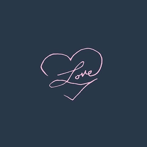 Love letters | hand lettering | via Instagram @lettersbycarose