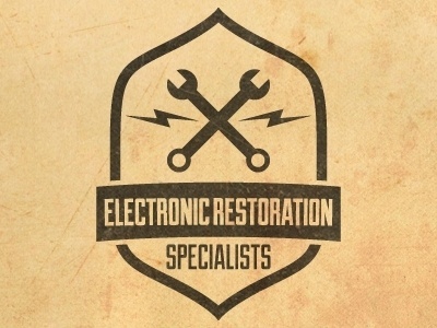 Dribbble - Electronic Restoration Specialists by Henry Smith #logo #branding #electronic