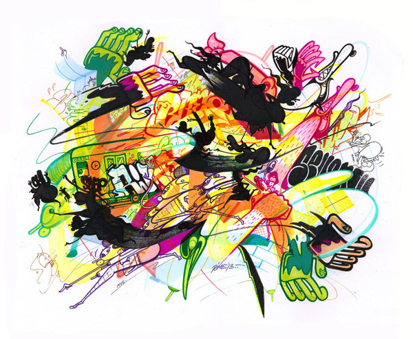 Rime F C H i C H K 'L #painting #rime #art