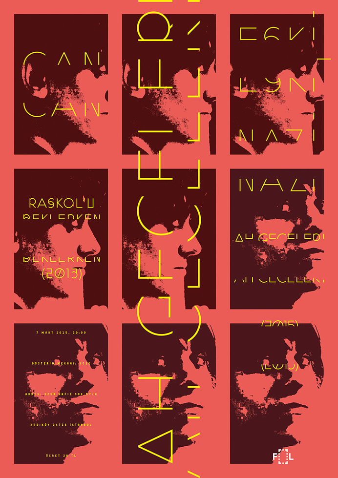 Cinema posters from Turkish agency Studio Sarp Sozdinler #studiosarpsozdinlaer #turkish #cinemaposter #poster