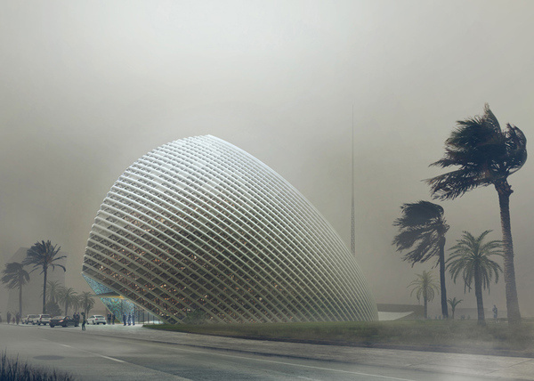 CJWHO ™ (ARPT Headquarters by Mario Cucinella...) #arpt #design #algeria #photography #architecture #headquarters