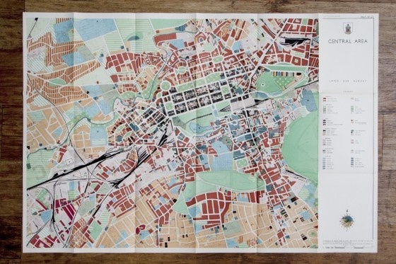 Edinburgh fold out map #map