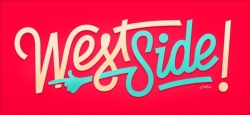 Typeverything.com West Side byÂ Erik... - Typeverything #type #illustration #westside