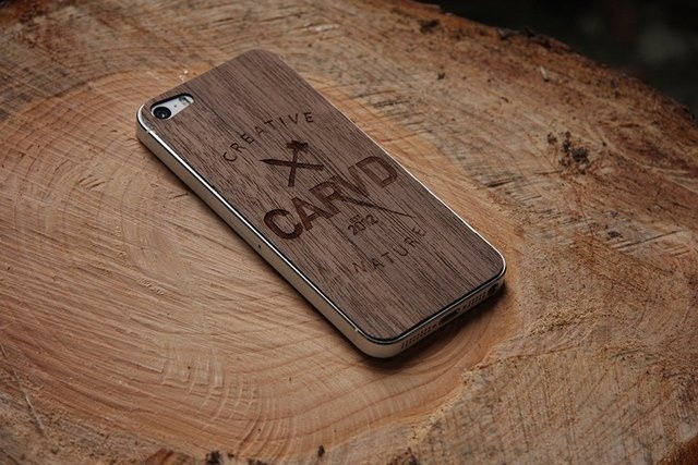 CARVD Wooden iPhone Skin #tech #flow #gadget #gift #ideas #cool