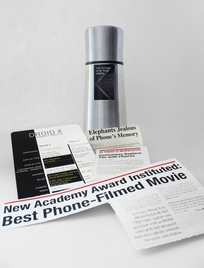 Verizon Droid X Time Capsule | Flickr - Photo Sharing! #verizon #packaging #print #advertising #droid #video #art #x #layout