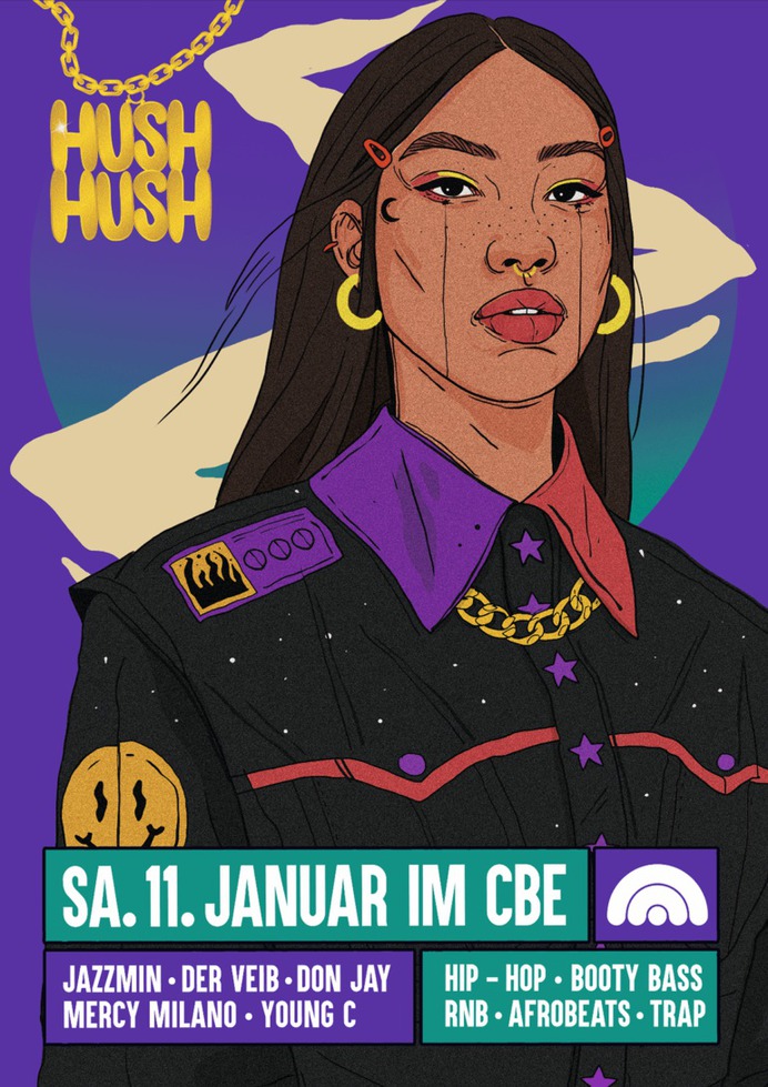Hush Hush – Party Poster Series