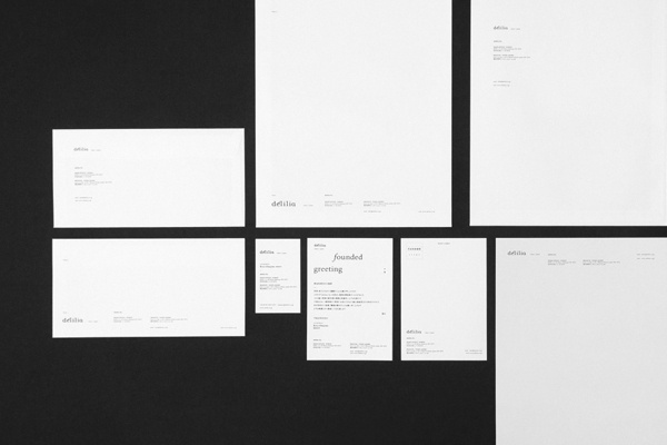 delilia llc. Branding Tools by Makoto Kamimura #identity