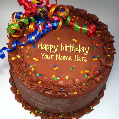Party Birthday Cake With Name