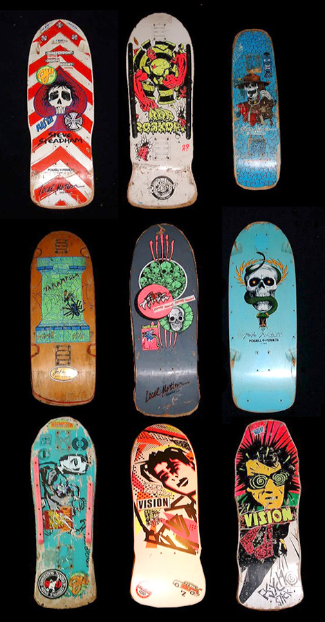 Retro Skateboards: Vision Street and Powell Peralta #retroskate #powellperalta #visionstreet