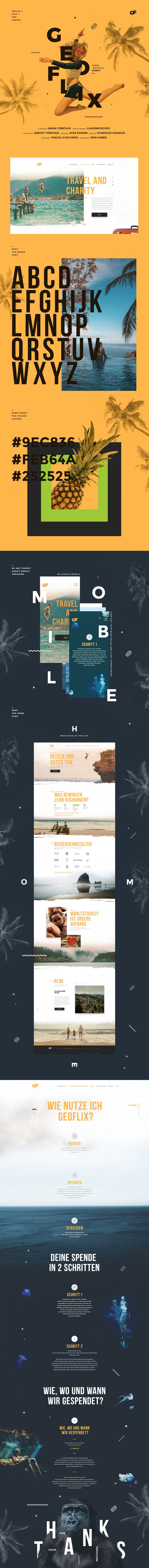 Geo Flix on Behance #grid