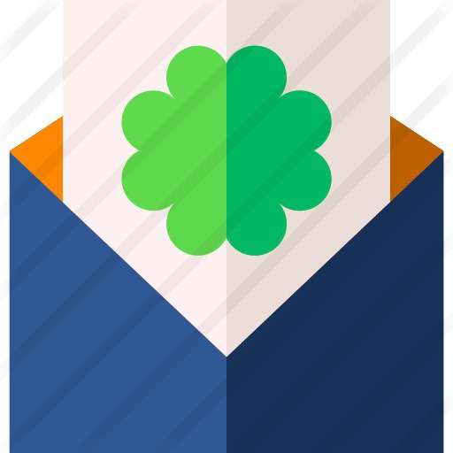 See more icon inspiration related to mail, clover, communications, contact, message, email, envelope, letter and business on Flaticon.