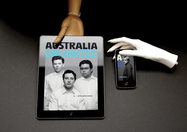 AU Digital Pioneers Issue on Behance #ipad #design #digital #iphone #app #unlimited #layout #australia #magazine