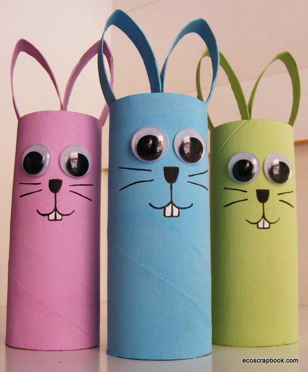 60 Homemade Animal Themed Toilet Paper Roll Crafts #diy #toilet #crafts