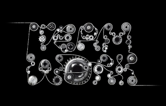 Team Work - Jacint Cabau Works #chain #lettering #team #work