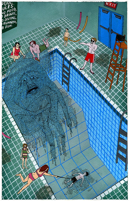 valtastic #pool #illustration #valtastic