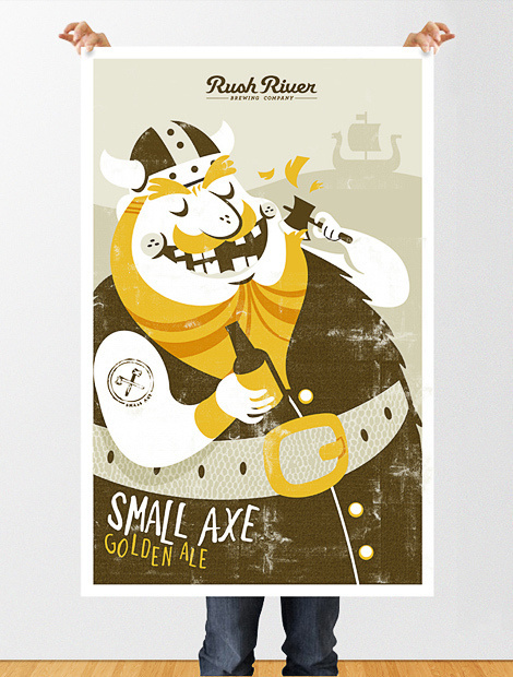 Rush River Small Axe Poster #beer #poster
