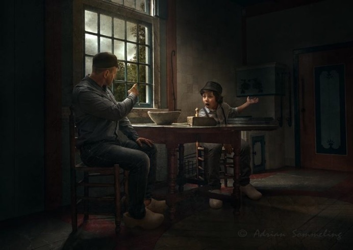 Hyperrealistic Composites and Digital Manipulations by Adrian Sommeling
