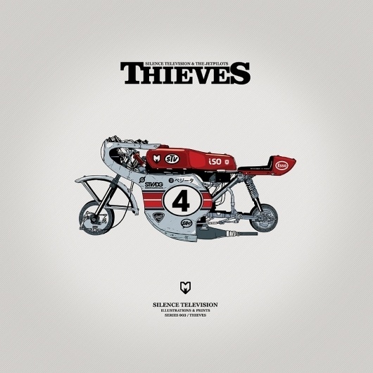 Print009A.jpg (JPEG Image, 900x900 pixels) #television #silence #racer #cafe #thieves #jetpilots
