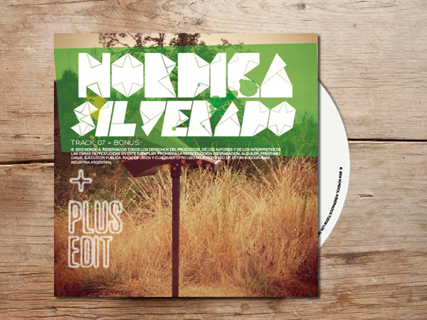 nordica: no me importa on Behance #pop #rock #cover #art #music #typo