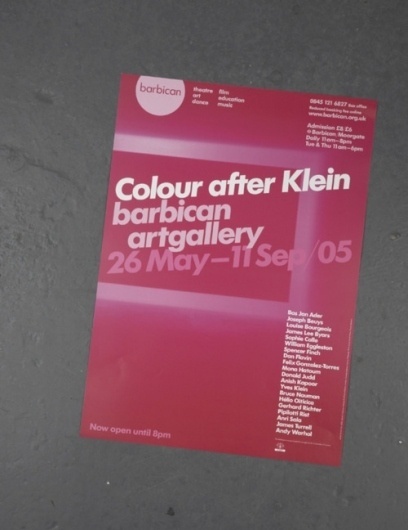 North. Moving, December 2010 #gallery #north #barbican #poster