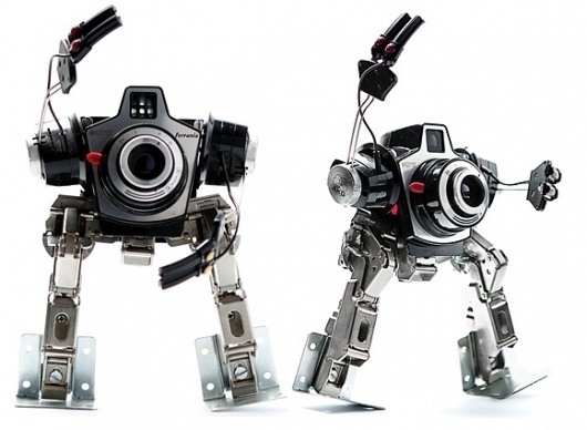 Recycled Tech Repurposed as Art & Gear — Life Scoop #camera #recyling #robot