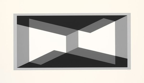 JOSEF ALBERS I-S VV I, 1971 Screenprint on American Etching paper #albers #swiss #screenprint #josef