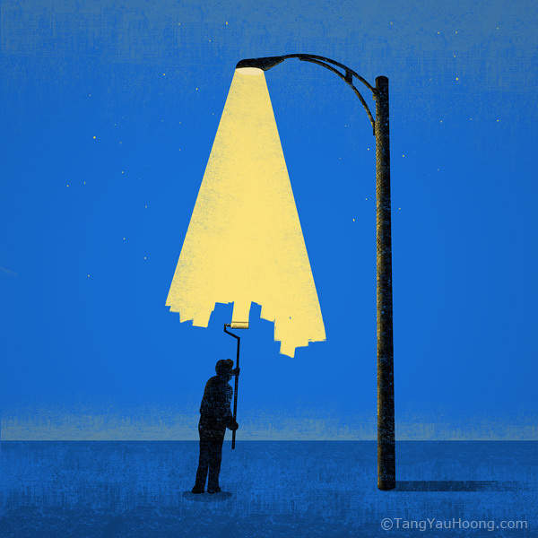 Light Painter #illustration #tangyauhoong
