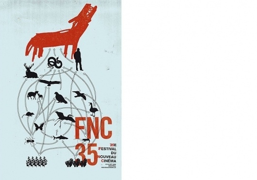 FESTIVAL NOUVEAU CINEMA : Sébastien Bisson #illustration #poster