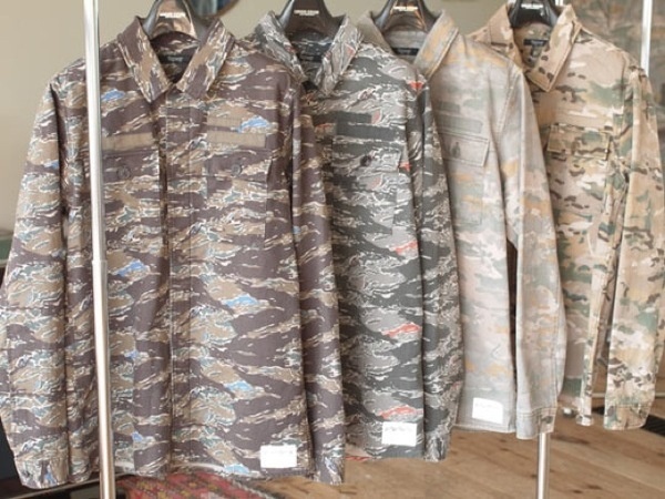 Undercoverism Camo, color accents #camo #undercover #military