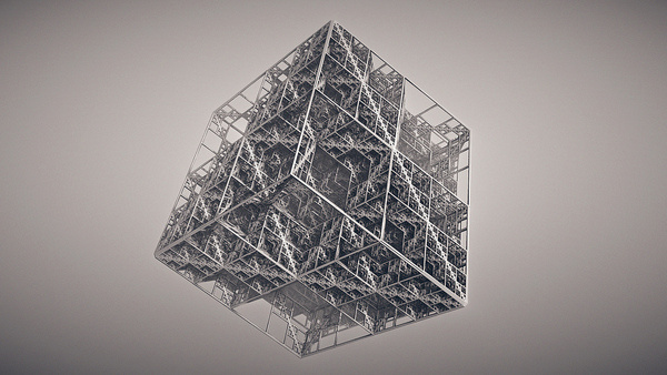 Rhombic #3d #fractal #cg #rendering