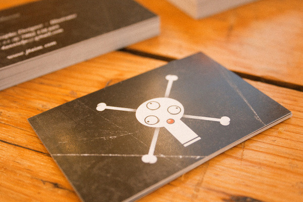 New Flag JTAiM #claun #business #card #illustration #jtaim